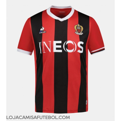 Camisa de Futebol OGC Nice Equipamento Principal 2023-24 Manga Curta